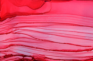 
art background of red stains with layers