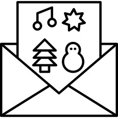 Christmas Message Icon