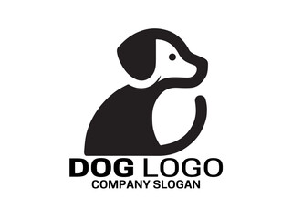 Dog Logo Design Vector Template