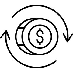 Fototapeta premium Return On Investment Icon