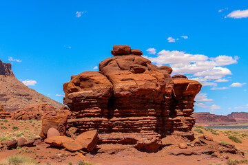 Rock formations near Shafer Trail Road.