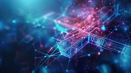Abstract geometric medical science background 