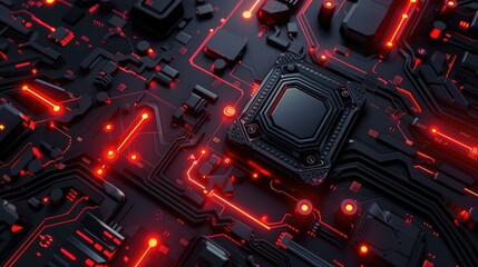 black tecnology background 