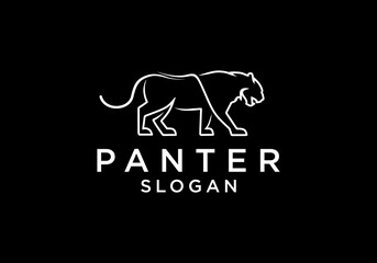 Simple panther logo