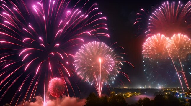 Magic Fireworks: A Night Full of Light and Color