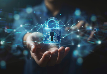 Hand hold digital padlock