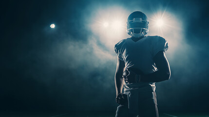 Lighting with a spotlight effect on the player.