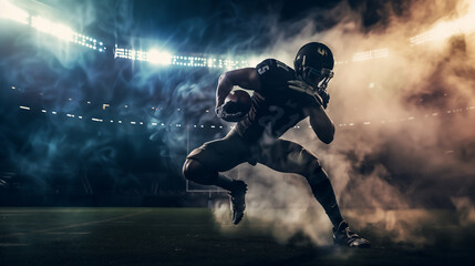 Lighting with a spotlight effect on the player.