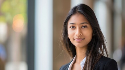 Young Asian Indian Woman Business Professional