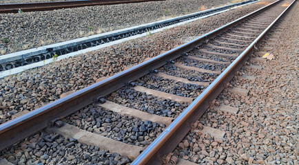 Rail Road Tracks in Indonesia	