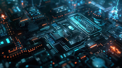 High-tech concept photo for background. 