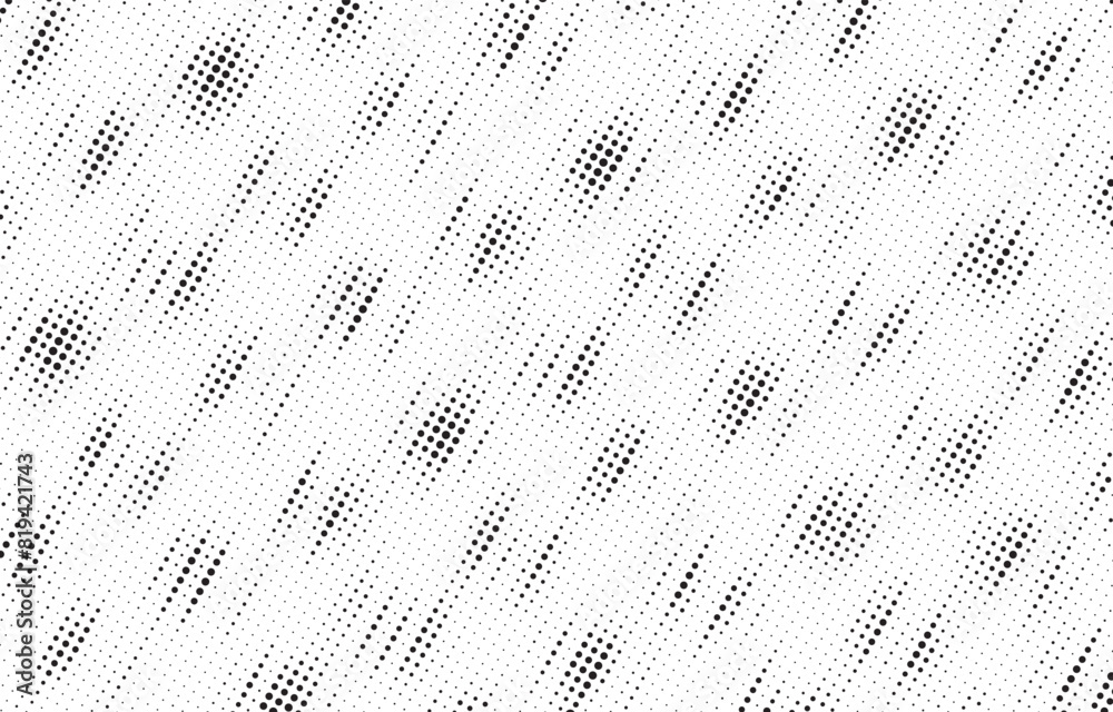 Poster halftone vector background. monochrome halftone pattern. abstract geometric dots background. pop art
