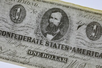 Southern States Confederate Currency - American Civil War