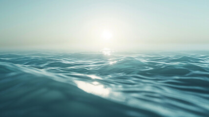 Obraz premium World ocean day, seascape global wavy fish diving under bottom surface water, sea pollution environmetal wildlife nature international plastic, climate splash.