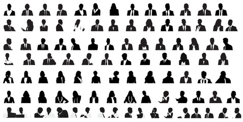 business profile silhouette