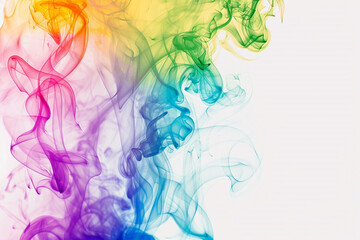 Dynamic smoke effect template for World Population Day on a white isolated background.