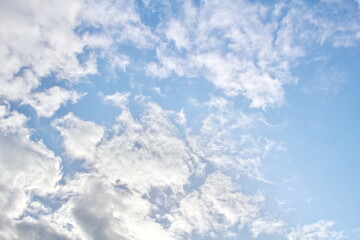 Fototapeta premium 5月の青空に浮かぶ白い雲