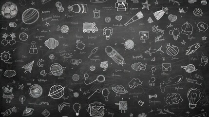 Icons of Achievement: Chalkboard Elegance for the Retirement Celebration