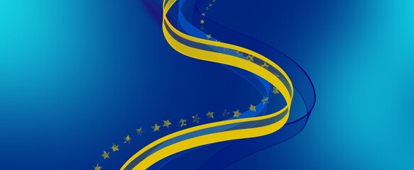 Modern simple dark navy blue background. Blue abstract background  with blank space for text. Modern element for banner, presentation design and flyer