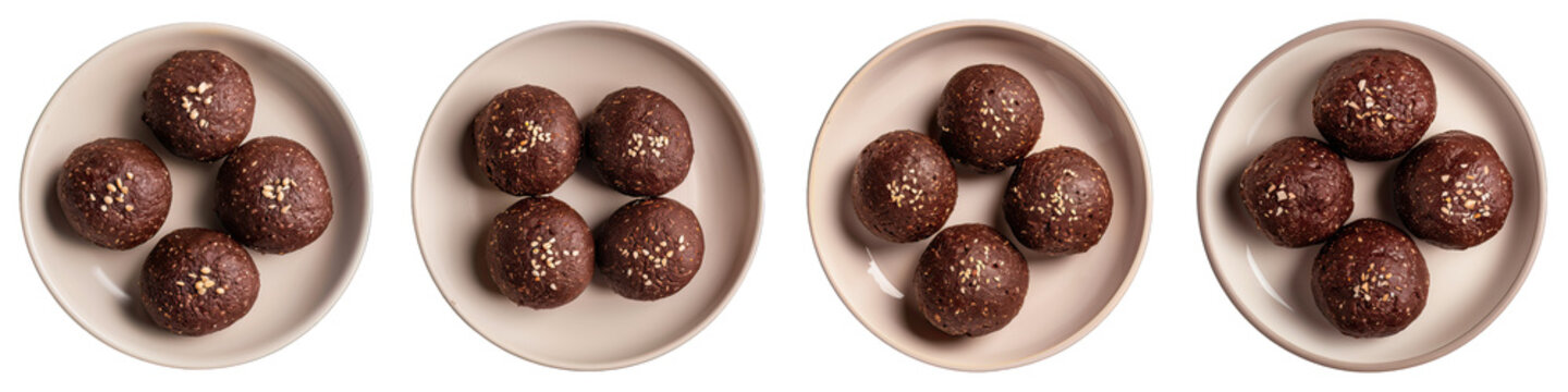 Ragi Mudde isolated on transparent png background. Generative ai