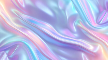 Iridescent Pastel Silk Texture