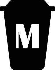coffee medium cup cafe icon