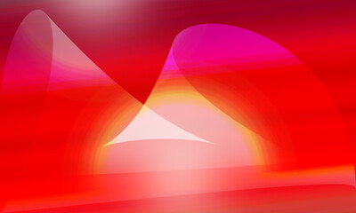Blurred red background with abstract pattern.