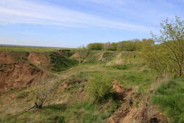 landscape of the river