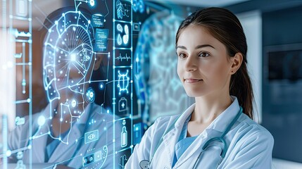 Biometric authentication system ensuring secure access to medical records and sensitive data 