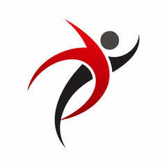 Fitness and sports logo design vector illustrations.