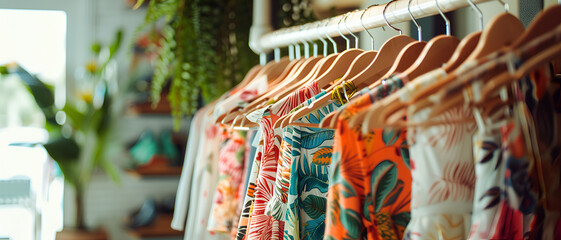 women fashion on standing hanger