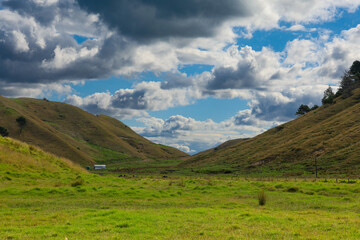 landscape with clouds