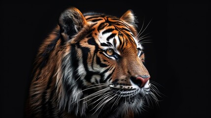 Eyecatching View of angry tiger