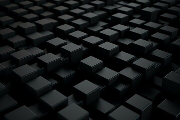 Fototapeta premium 3d rendering of abstract black and white geometric background