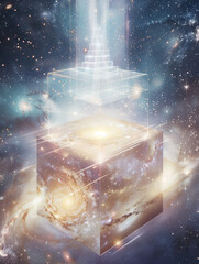 Galactic Gateway: A Journey Through Time and Energy in the Cosmic Labyrinth