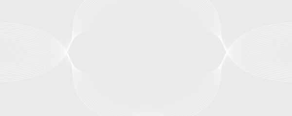 Modern abstract background with wavy lines, Abstract white digital blend wave lines and technology background, vector illustration,
