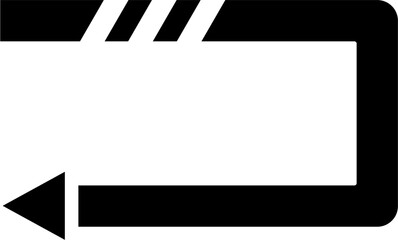 Label arrow design element vector