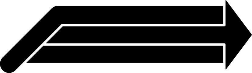 Obraz premium Label arrow design element vector