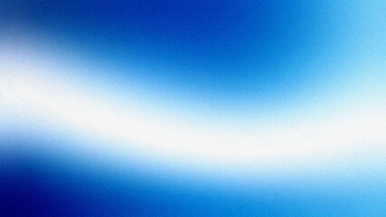 Blue white gradient background, rough abstract background with bright light and glow template, grainy noise grungy texture