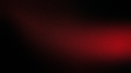 Red spotlight on a dark red background, gradient color, rough abstract background, shine bright light and glow template with empty space, grainy texture