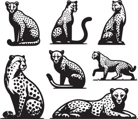 cheetah bundle vector