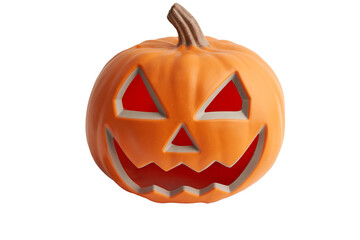 halloween pumpkin isolated on white