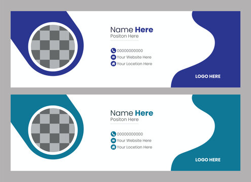Email signature template design templet