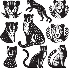 cheetah bundle vector