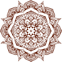 Beautiful mandala art, vector mandala design