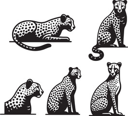 cheetah bundle vector
