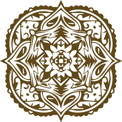 Beautiful mandala art, vector mandala design