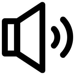 volume icon, simple vector design
