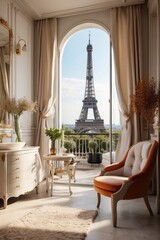 Luxurious Parisian Suite with Eiffel Tower View