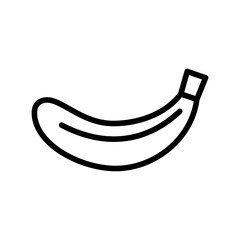 Fototapeta premium banana line icon vector design
